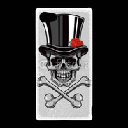 Coque Sony Xperia Z5 Compact Tête de Mort avec classe