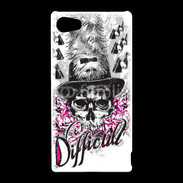 Coque Sony Xperia Z5 Compact Tête de Mort Difficult