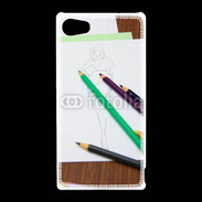 Coque Sony Xperia Z5 Compact Patron de couture 2