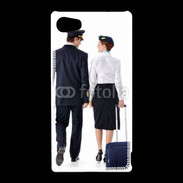 Coque Sony Xperia Z5 Compact Commandant de bord et hôtesse de l'air