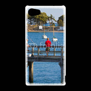 Coque Sony Xperia Z5 Compact Pêcheurs sur ponton