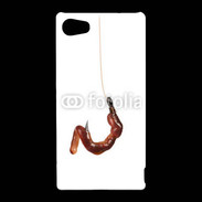 Coque Sony Xperia Z5 Compact Hameçon avec appât pêcheur