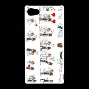 Coque Sony Xperia Z5 Compact Bande dessinée de mariés