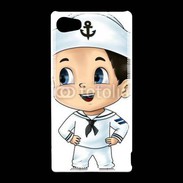 Coque Sony Xperia Z5 Compact Cute cartoon illustration of a sailor
