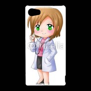 Coque Sony Xperia Z5 Compact Cute cartoon illustration of a waiter