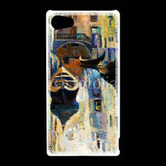 Coque Sony Xperia Z5 Compact Peinture du canal de Venise en Italie