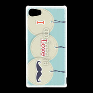 Coque Sony Xperia Z5 Compact I love moustache 5
