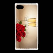 Coque Sony Xperia Z5 Compact Coupe de champagne, roses rouges