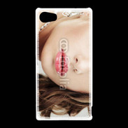 Coque Sony Xperia Z5 Compact femme glamour pensante