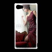 Coque Sony Xperia Z5 Compact femme glamour pensante 2