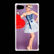 Coque Sony Xperia Z5 Compact femme glamour coeur style betty boop