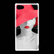 Coque Sony Xperia Z5 Compact Femme élégante en noire et rouge 10