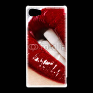 Coque Sony Xperia Z5 Compact Bouche fatale rouge