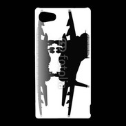 Coque Sony Xperia Z5 Compact Silhouette avion de chasse