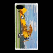 Coque Sony Xperia Z5 Compact Avio Biplan jaune