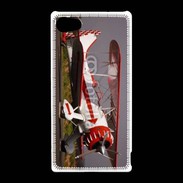 Coque Sony Xperia Z5 Compact Biplan blanc et rouge