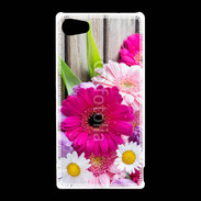 Coque Sony Xperia Z5 Compact Bouquet de fleur sur bois