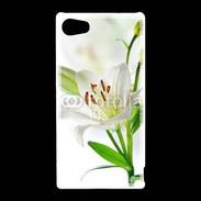 Coque Sony Xperia Z5 Compact Fleurs de Lys blanc