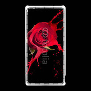 Coque Sony Xperia Z5 Compact Rose splash