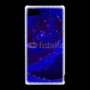 Coque Sony Xperia Z5 Compact Fleur rose bleue