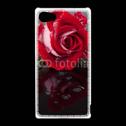 Coque Sony Xperia Z5 Compact Belle rose Rouge 10