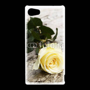 Coque Sony Xperia Z5 Compact Belle rose Jaune 50