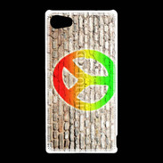 Coque Sony Xperia Z5 Compact Peace and love graffiti