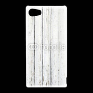 Coque Sony Xperia Z5 Compact Aspect bois blanc vieilli