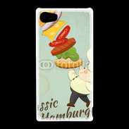 Coque Sony Xperia Z5 Compact Hamburger vintage