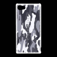 Coque Sony Xperia Z5 Compact Camouflage gris et blanc