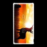 Coque Sony Xperia Z5 Compact Silhouette d'un cerf 5