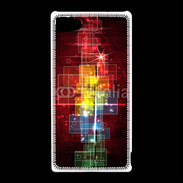Coque Sony Xperia Z5 Compact Fond abstrait coloré