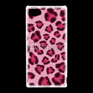 Coque Sony Xperia Z5 Compact Léopard rose