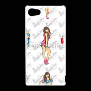 Coque Sony Xperia Z5 Compact Illustration fashion girl 2
