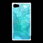 Coque Sony Xperia Z5 Compact Fond bulles bleus