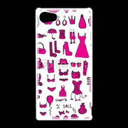 Coque Sony Xperia Z5 Compact Fond fashion rose