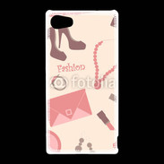 Coque Sony Xperia Z5 Compact Fond fashion rose 4