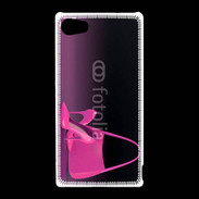 Coque Sony Xperia Z5 Compact Escarpins et sac à main rose