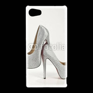 Coque Sony Xperia Z5 Compact Escarpins strass argent