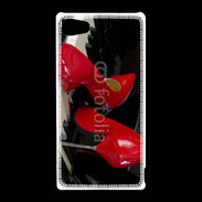 Coque Sony Xperia Z5 Compact Escarpins rouges sur piano