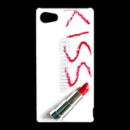 Coque Sony Xperia Z5 Compact Kiss avec rouge à lèvres