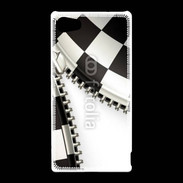 Coque Sony Xperia Z5 Compact Zipper course