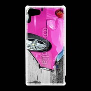 Coque Sony Xperia Z5 Compact Voiture de sport rose italienne