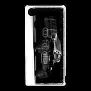 Coque Sony Xperia Z5 Compact pickup en noir et blanc 10
