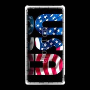 Coque Sony Xperia Z5 Compact Logo USA 5