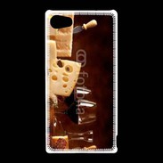 Coque Sony Xperia Z5 Compact Fromage, charcuterie et vin