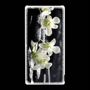 Coque Sony Xperia Z5 Compact Orchidée blanche Zen 11