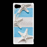 Coque Sony Xperia Z5 Compact La mer en bleu et blanc