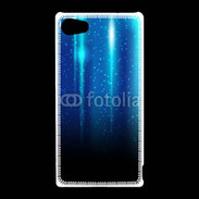 Coque Sony Xperia Z5 Compact Rideau bleu à strass
