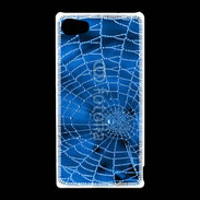 Coque Sony Xperia Z5 Compact Toile d'araignée bleue